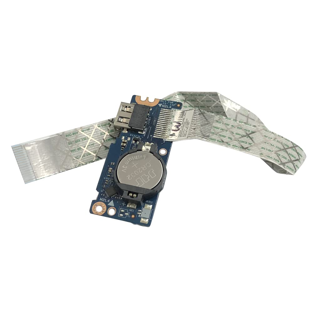 ZAHARA IO USB Print Board for Dell INSPIRON 5570 5575 3780 P75F LSF111P CHA01 NBX00028E00 VM6W3 0VM6W3 SD Card Reader