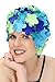 SYNC Original Swimwear Petal Swim Caps I Vintage Retro Flower Bathing Cap Marine Melody