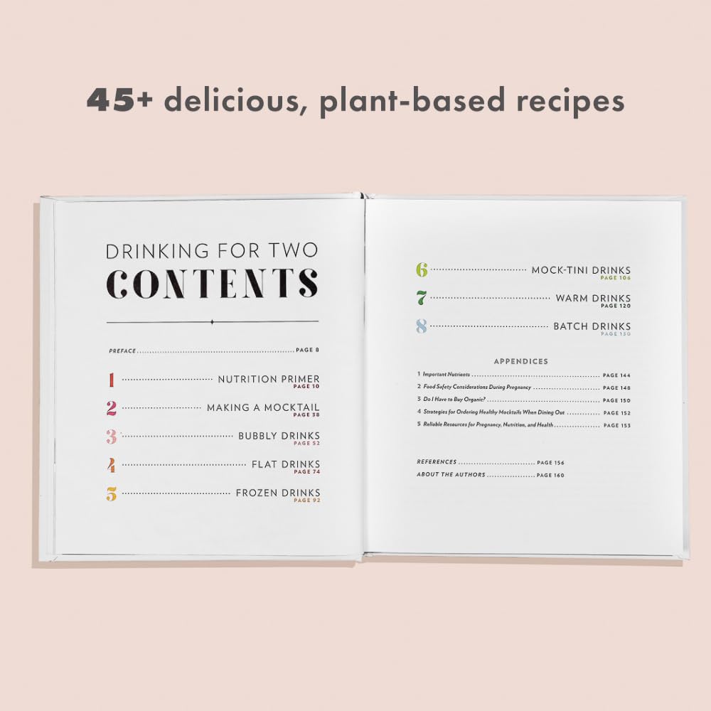 Drinking for Two: Nutritious Mocktails for the Mom-To-Be Drinking for Two: Nutritious Mocktails for the Mom-To-Be Hardcover Kindle