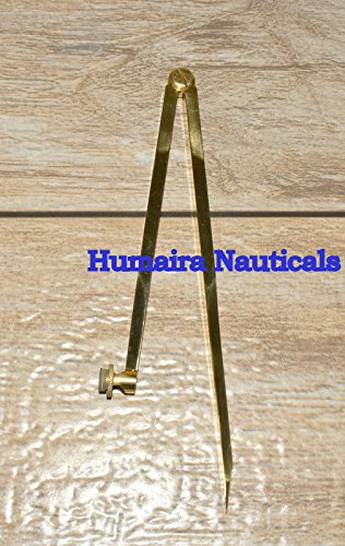 Antique Solid Brass Pencil Divider Compass 8 Inch - Thumbnail 2