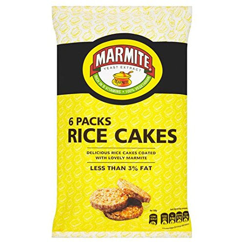 Marmite Mini Rice Multipack Cakes, 22g (1 Pack of 6)