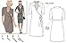 Style Arc Sewing Pattern - Lea Knit Wrap Dress (Sizes 18-30)
