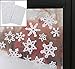 Fun Express - Snowflake Window Clings for Winter - Home Decor - Decorative Accessories - Home Accents - Winter - 69 Pieces