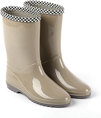 Amazon Ghjc ラバー レインブーツ レディース 完全防水 おしゃれ 長靴 ジュニア かわいい 雨靴 青 レインシューズ 履きやすい 防水 靴 ラバー フラット 滑りにくい 歩きやすい レディースブーツ スリッポン 履きやすい シンプル アウトドア おしゃれ Ghjc レイン