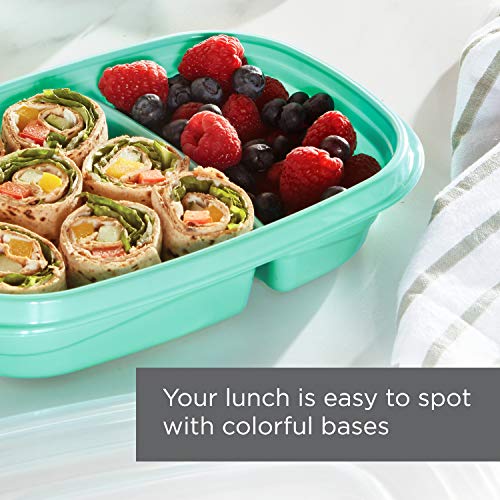 Rubbermaid 50Piece Food Storage Containers with Lids for Lunch, Meal