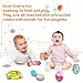 VATOS Musical Instruments for Kids Toddlers,Musical Infant Baby Toy, 6PCS Baby Drum Rattle Maracas Castanets Egg Shaker,Toddler Musical Toys Sets, Toys for 3, 6, 9, 12 Month Newborn Infants Baby Kids