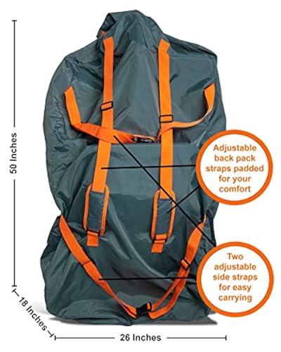 Extra Large,Heavy Duty Stroller and Car Seat Gate Check Bag