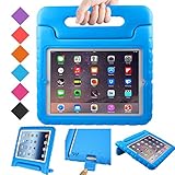 BMOUO ShockProof Convertible Handle Light Weight EVA Protective Stand Kids Case for Apple iPad 4
