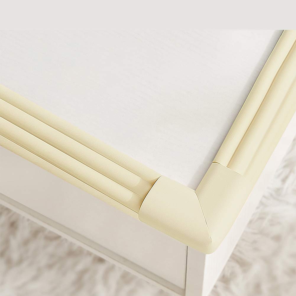 Multifunctional Foam Baby Safety Edge Guards,Bunk Bed Stairs Padding,Child Safety Bumper Strip,Baby Proofing Edge Protector,Suitable for Glass Table,Furniture,Fireplace,6.5 Ft/2m(Beige)