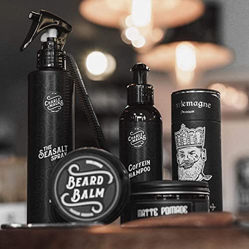 Charlemagne Matte Hair Pomade - 100ml Premium Hair Styling Cream and Pomade for Men - Hair Clay with Matte Finish (100ml, Strong Hold)