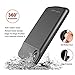 Proker iPhone x Battery case 3200mah slim external charging case for iPhone X Support lightning headset(Black)