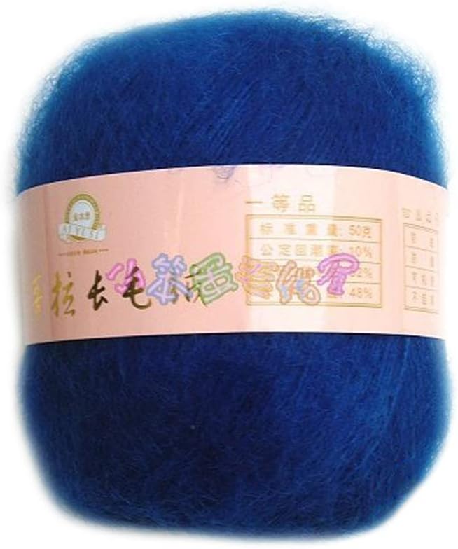 Runrain Soft Mohair Cashmere Knitting Wool Yarn DIY Shawl Scarf Crochet Thread Supplies