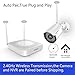 Wireless Security Camera System,Safevant Full-HD 8CH Video Security System with 4pcs 960P Wireless Security Cameras,65ft Night Vision,1TB HDD Pre-installed ,Auto-Pair,Plug&Play