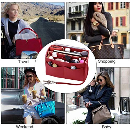 6 Purse+Organzier+Organizer+Zipper+Medium