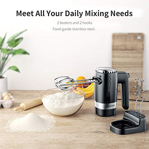 SHARDOR Hand Mixer Powerful 300W Ultra Power Electric Hand Mixer with