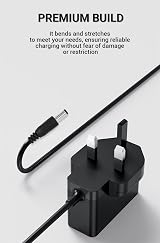 Bouge 7.5V Radio Mains Adaptor for Roberts Elise DAB FM RDS Radio UK Plug view 4