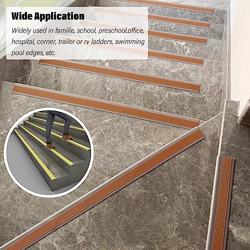 Stair Nose Edging 3 in Wide, Outdoor Step Edge Protector Nosing Trim