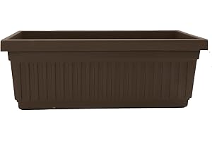 Akro-Mils VNP30000E21 Venetian Flower Box, Chocolate, 30-Inch