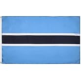 AZ FLAG - Botswana Flag - 2x3 Ft - 100D Polyester Botswanan Banner with Two Metal Grommets - Fade Resistant - Vivid Colors - 2' x 3' Feet - 90x60 Cm