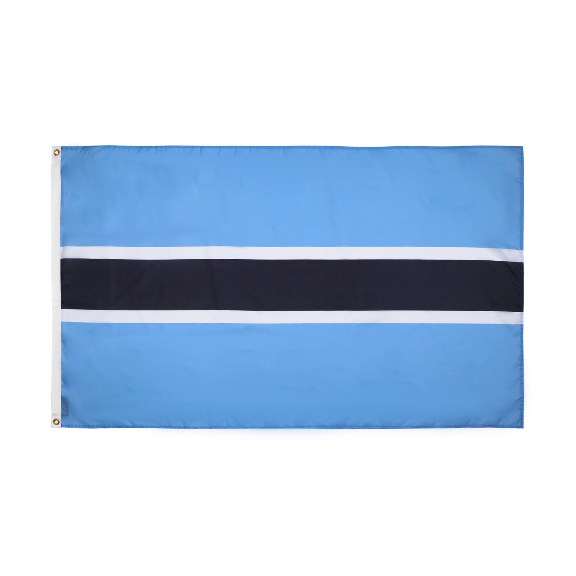 AZ FLAG - Botswana Flag - 2x3 Ft - 100D Polyester Botswanan Banner with Two Metal Grommets - Fade Resistant - Vivid Colors - 2' x 3' Feet - 90x60 Cm — image 1