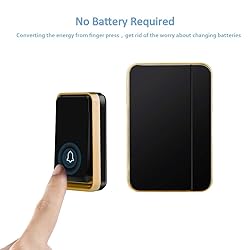 【No Battery Required】Wireless Doorbell
