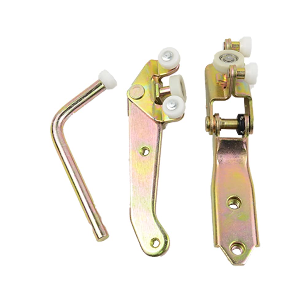 NSGMXT Passager Side Sliding Door Bottom + Middle + Top Roller Guide, Left Sliding Door Bottom Middle Top Rollers Set 701843335A 701843436