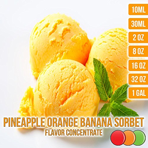 OOOFlavors Pineapple Orange Banana Sorbet Flavored Liquid Concentrate (30 ml)