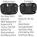 ComfortTac Ultimate Fanny Pack Holster Compatible with Glock 42, 43, 26, 27, S&W Bodyguard, Shield, Springfield XDs, Taurus, Sig, and Most Subcompact and Compact Pistols - Black (Subcompact)