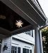 Elf Logic - Moravian Star Tree Topper - Beautiful Bright White 3D Lighted Christmas Star Tree Topper - Advent Star, Bethlehem Star (Assembly Required) (12 Inch, LED)