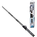 STAR WARS Lightsaber Forge Darksaber Electronic Extendable Black Lightsaber Toy, Customizable Roleplay Toy for Kids Ages 4 an