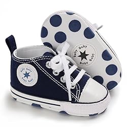 KKIIDDSS Unisex Baby Girls Boys Canvas High-top