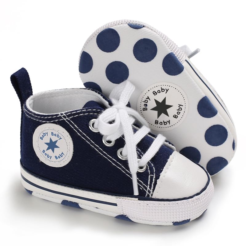 KKIIDDSS Unisex Baby Girls Boys Canvas High-top