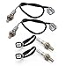 Kwiksen 4pcs Universal Heated Upstream Downstream Oxygen Sensor 234-4694 +234-4696 O2 Sensor 1 Sensor 2 Replacement for Land Rover Discovery 1999-2004