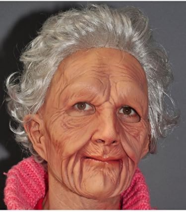 Zagone Studios Women's Supersoft Old Woman Mask One Size Fits Most Flesh