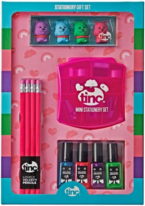 Tinc BXGS03PK Stationery Boxed Gift Set, Pink