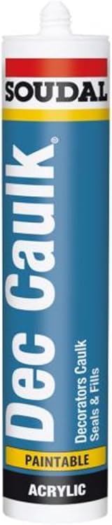 Soudal Decorators Caulk 300ml White - Interior Gap Filler view 1