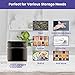 Infinity Jars Classic Black Glass Jar 30 ml (1 fl OZ) Ultraviolet Airtight Smell Proof, Refillable Screw Top Container for Long-Term Storage of Coffee, Spices, Tea, Dried Goods, Kitchen Jar