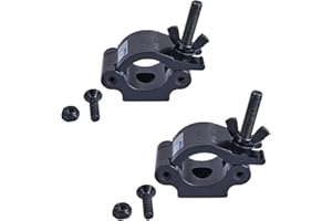 Sarknoah.Back 2″Heavy Duty Truss Clamp, 1102lb(500KG) Aluminum Alloy Stage Lighting Clamps, Fits 1.5″-2″(38-52) mm Truss Coup