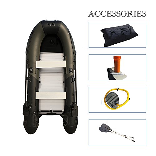 AQUOS 1.2mm PVC 9.8'inflatable Boat Fishing Boat Tender ...