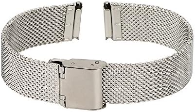 Xuexy 16mm Motorola Moto 360 42mm 2nd Gen Mesh Stainle s SteelWatch Band Strap Bracelet (Moto 360 2nd Gen 42mm Women's 2015), Silver