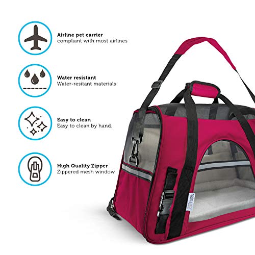 Airline Approved Pet Carrier SoftSided Carriers for Small Medium