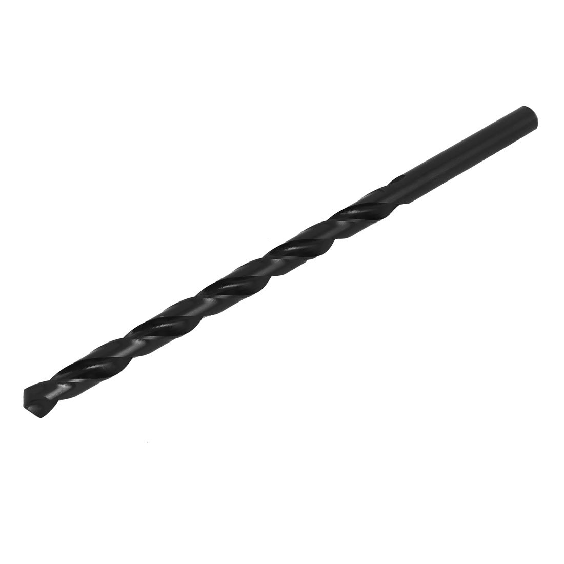 Sourcingmap 12mm Drilling Dia 250mm Length HSS Straight Shank Twist Drill Bit Black