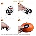 Unomor Halloween Crafts for Kids, Foam Pumpkin Crafts DIY Ghost Skull for Halloween Party Games -12SET: 12pcs Stickers,12pcs White Board, 81pcs Diamond Stickers