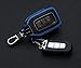 YONUFI Car Key Case Genuine Leather Key FOB Holder Smart KeyChain Cover