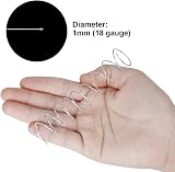 Tenn Well 18 Gauge Aluminum Craft Wire 165 ft 1mm Bendable Anodized Aluminum view 3