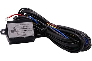 Garneck LED Daytime Running Light Automatic Controller, Universal DRL ON/Off Controller with dimmer, Delay, Turn, Blinker Fuction for Auto Car Accessories (12V)