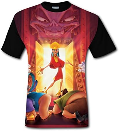 Men's Customized Emperors-Princesses Short Sleeve Tshirts Tee For Men Black L