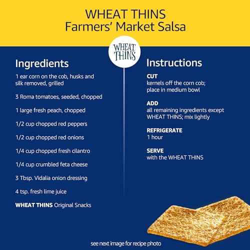 WHEAT THINS ORIGINAL SNACKS, WHOLE GRAIN WHEAT CRACKERS, SNACK CRACKERS, PARTY SIZE, 20 OZ BOX