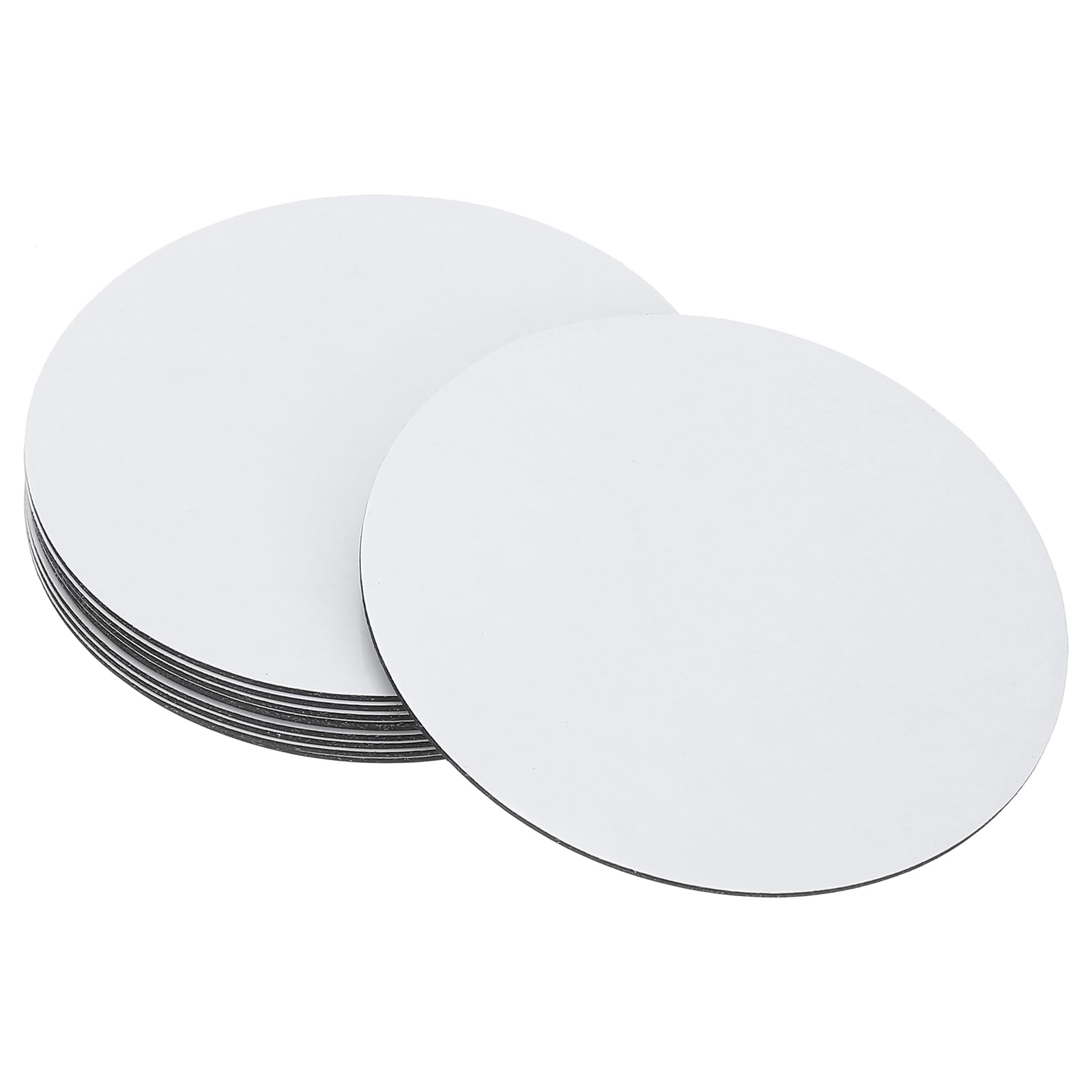 PATIKIL 3.7x3.7 in Sublimation Magnet Blanks, 20pcs Sublimation Blanks Products Personalized Refrigerator Magnets for Kitchen Fridge Home Decor, Round