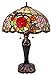 Amora Lighting AM101TL16 Tiffany Style Hummingbirds Table Lamp, 24
